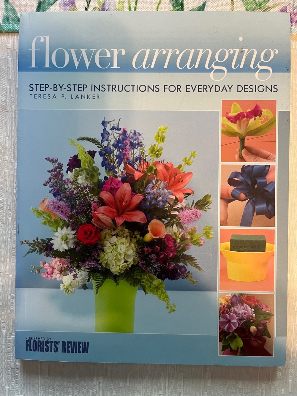 Flower Arranging Book - Blue Cover